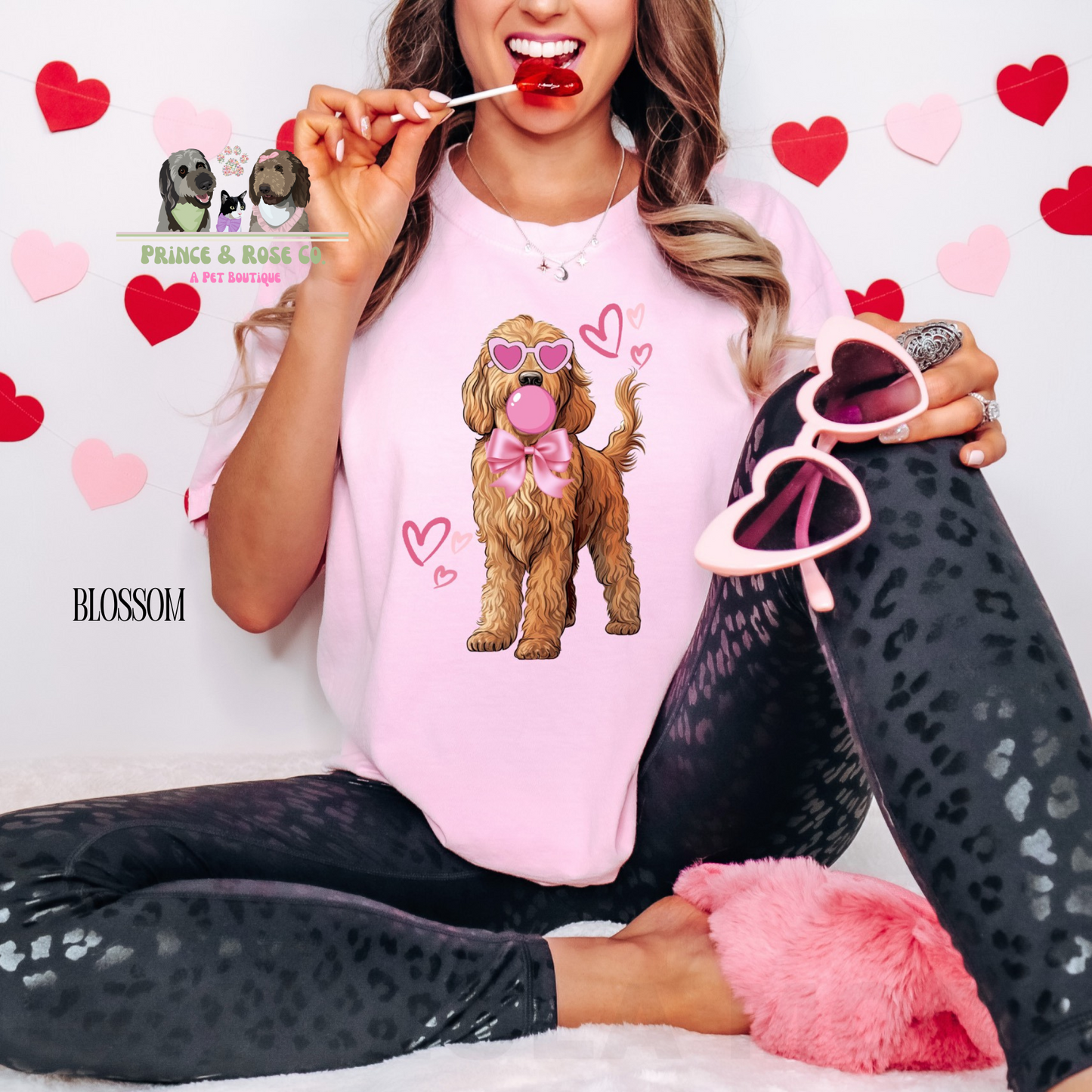Golden Doodle Lover (Bow) T-Shirt