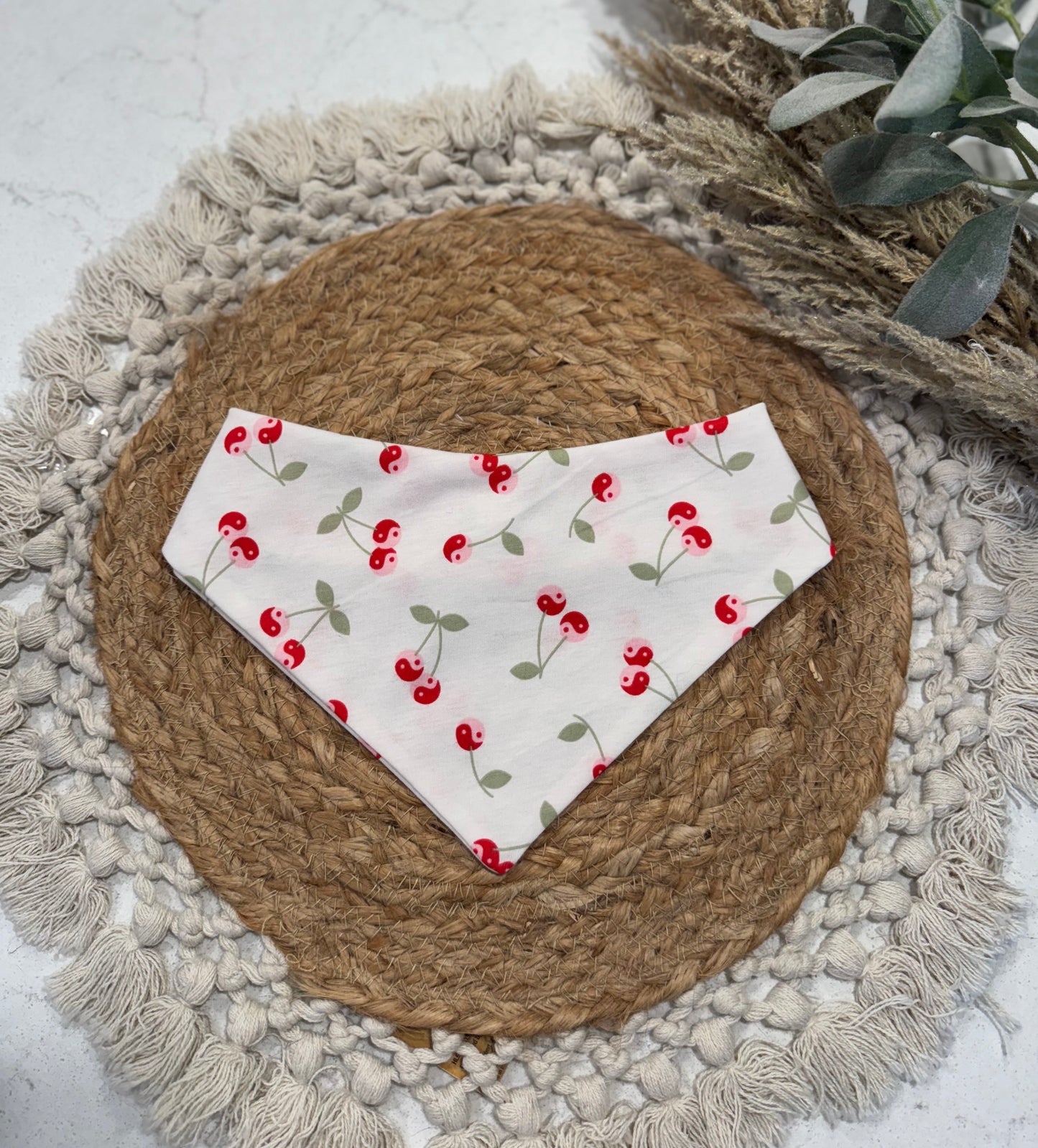 Cherry Yin Yang Bandana