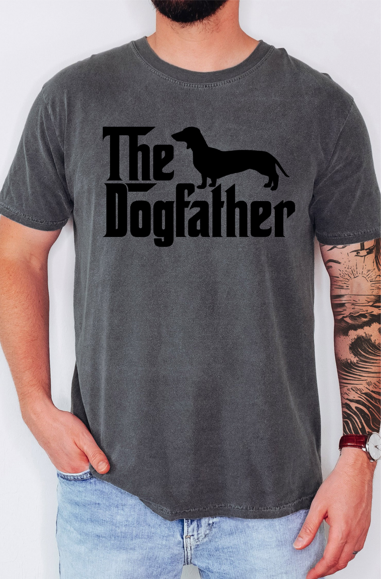 The Dogfather Dachshund T-Shirt