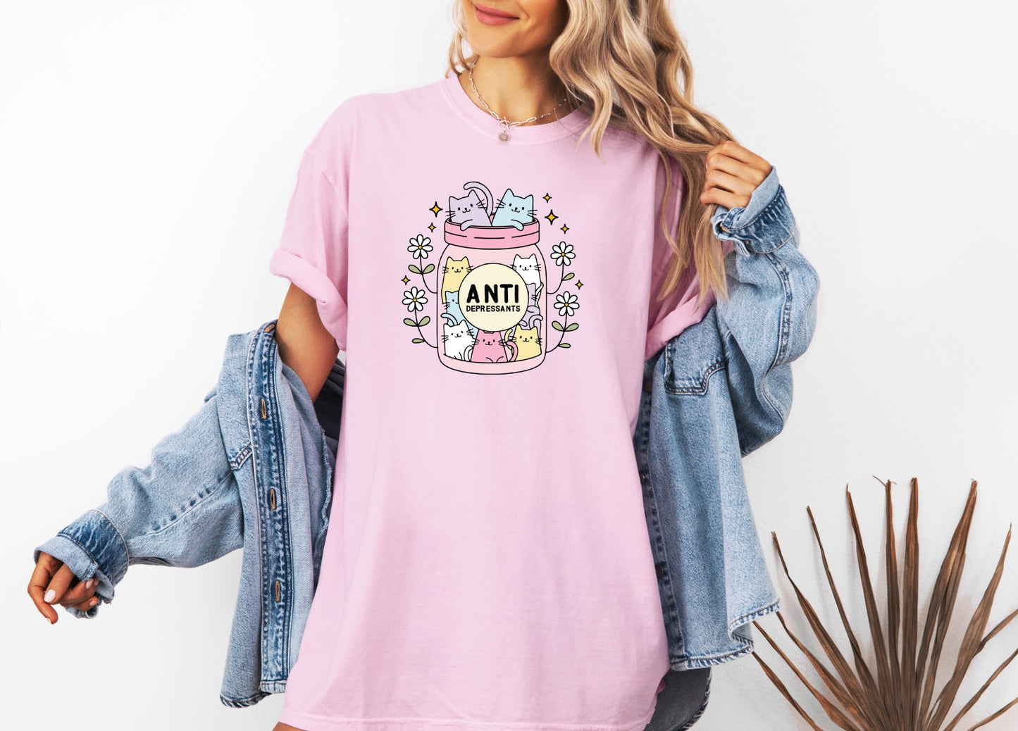 Anti Depressants Jar of Cat's T-Shirt