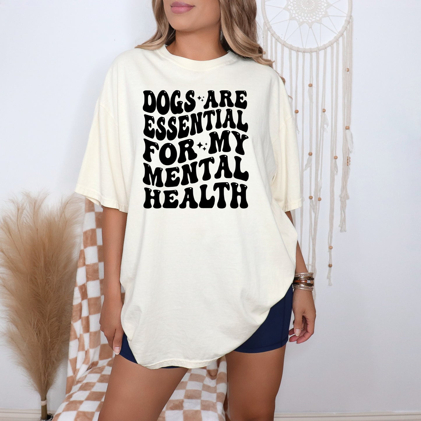 Dogs are Essential For My Mental Health T-Shirt