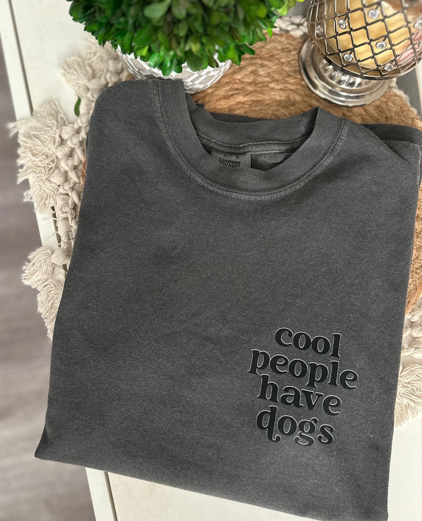 Cool People Have Dogs T-Shirt (Front and back design) RTS