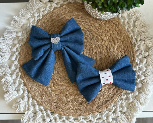 Denim Lover Sailor Bow