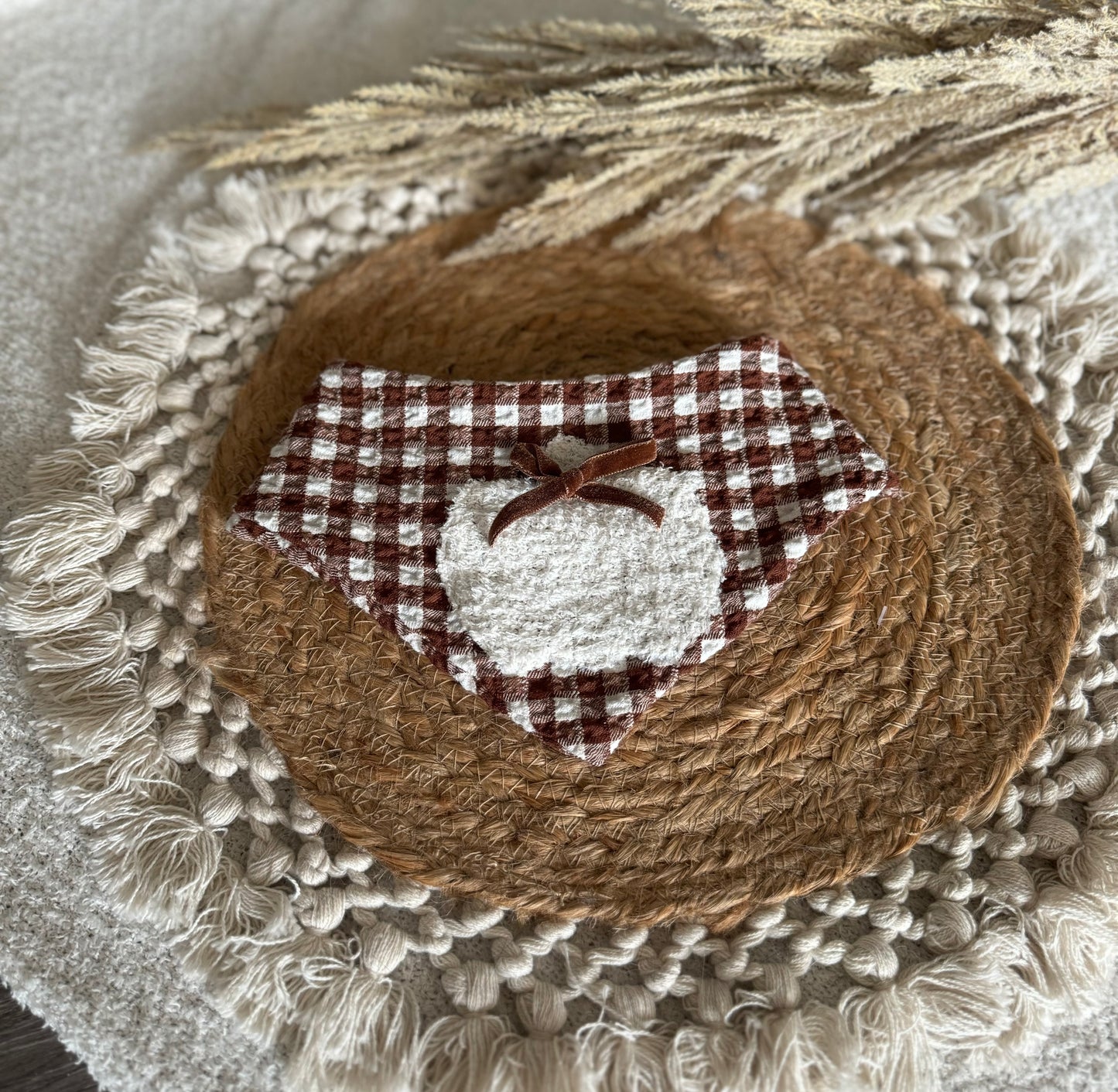 Cozy Pupkin Bandana (With Bow)