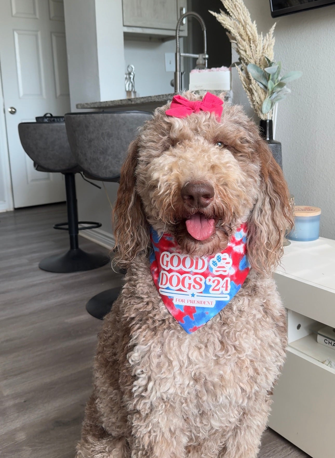 Good Dogs for President Bandana