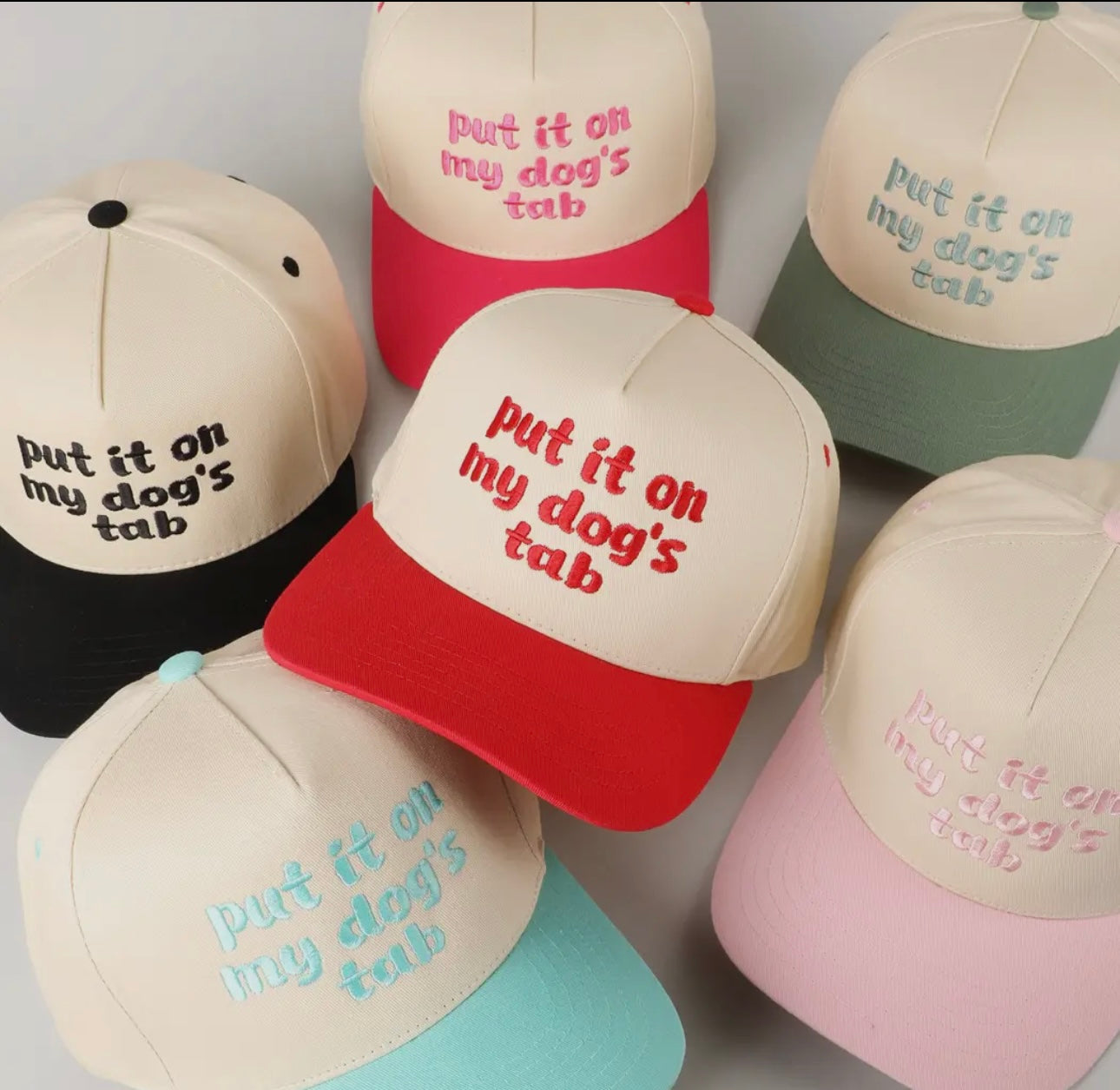 Put It On My Dog's Tab Trucker Hat