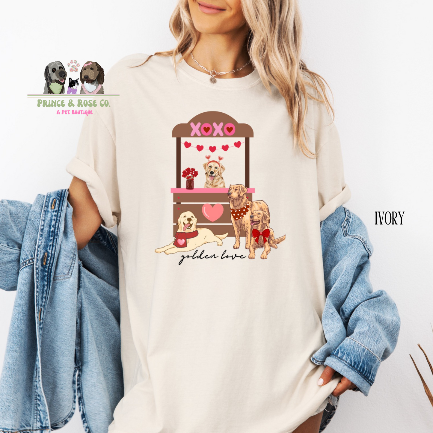 Golden Retriever Love T-Shirt