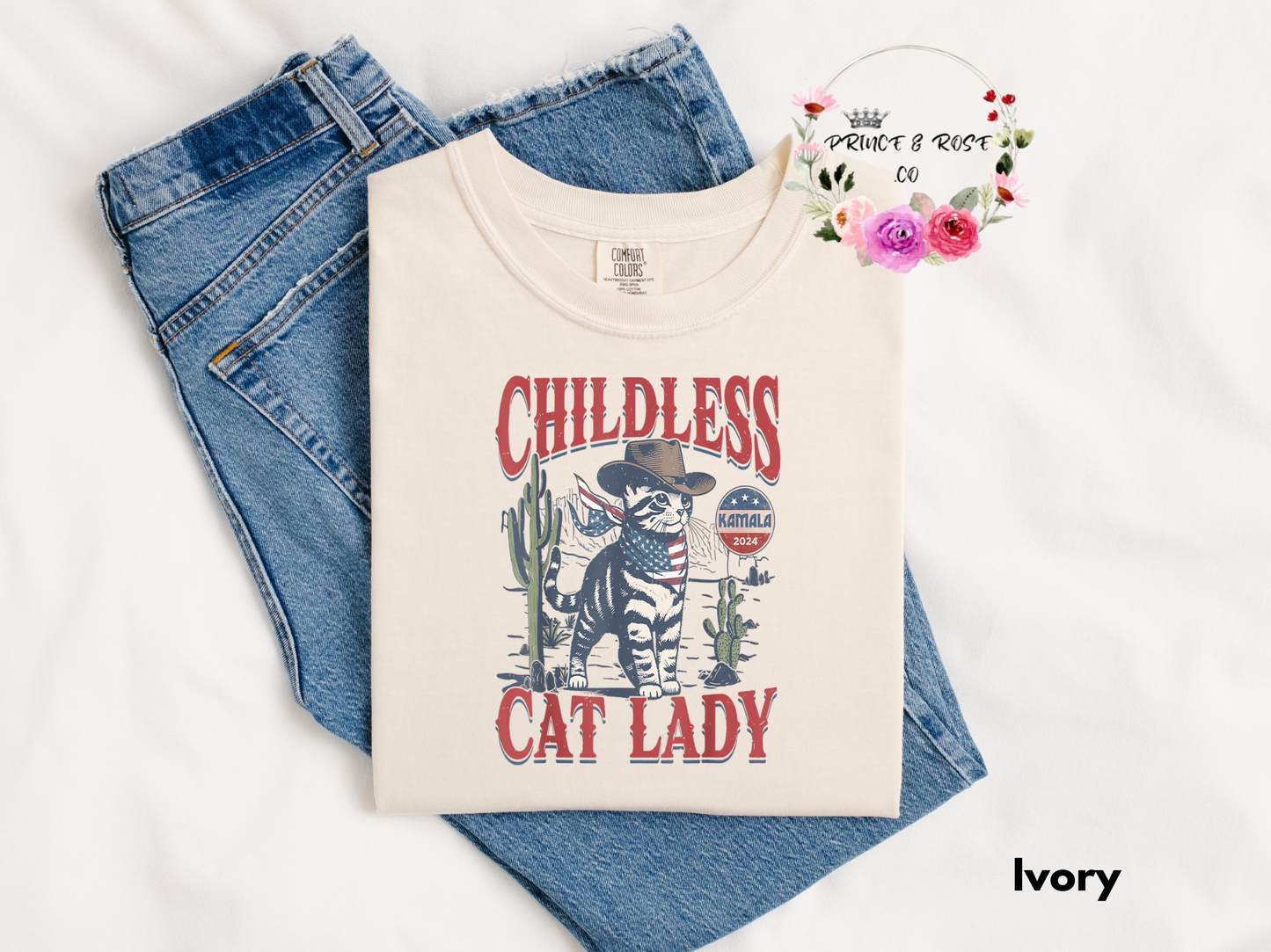 Childless Cat Ladies for Kamala T-Shirt