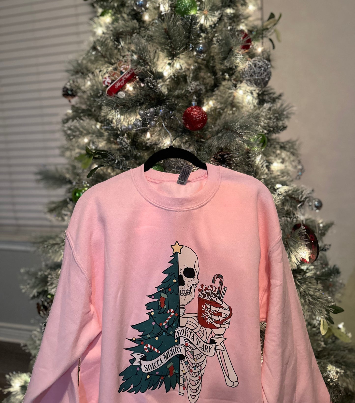 Sorta Merry, Sorta Scary Sweatshirt (RTS)