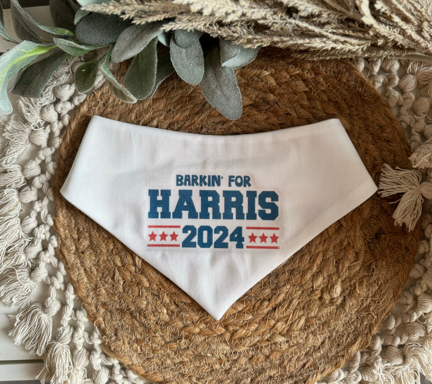 Barkin' for Harris Bandana