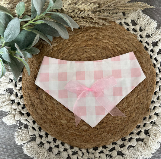 Pink Bow Bandana