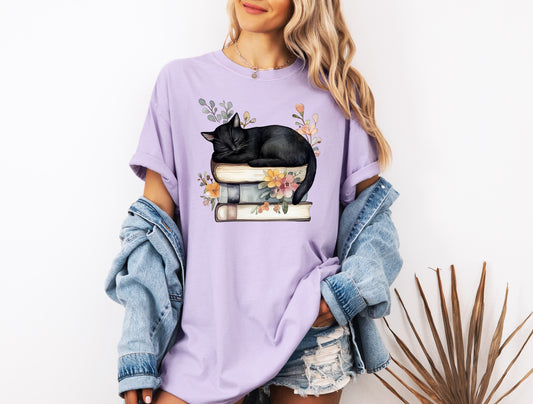Cats & Books T-Shirt