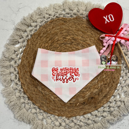 Sloppy Kisser Bandana (Pink)