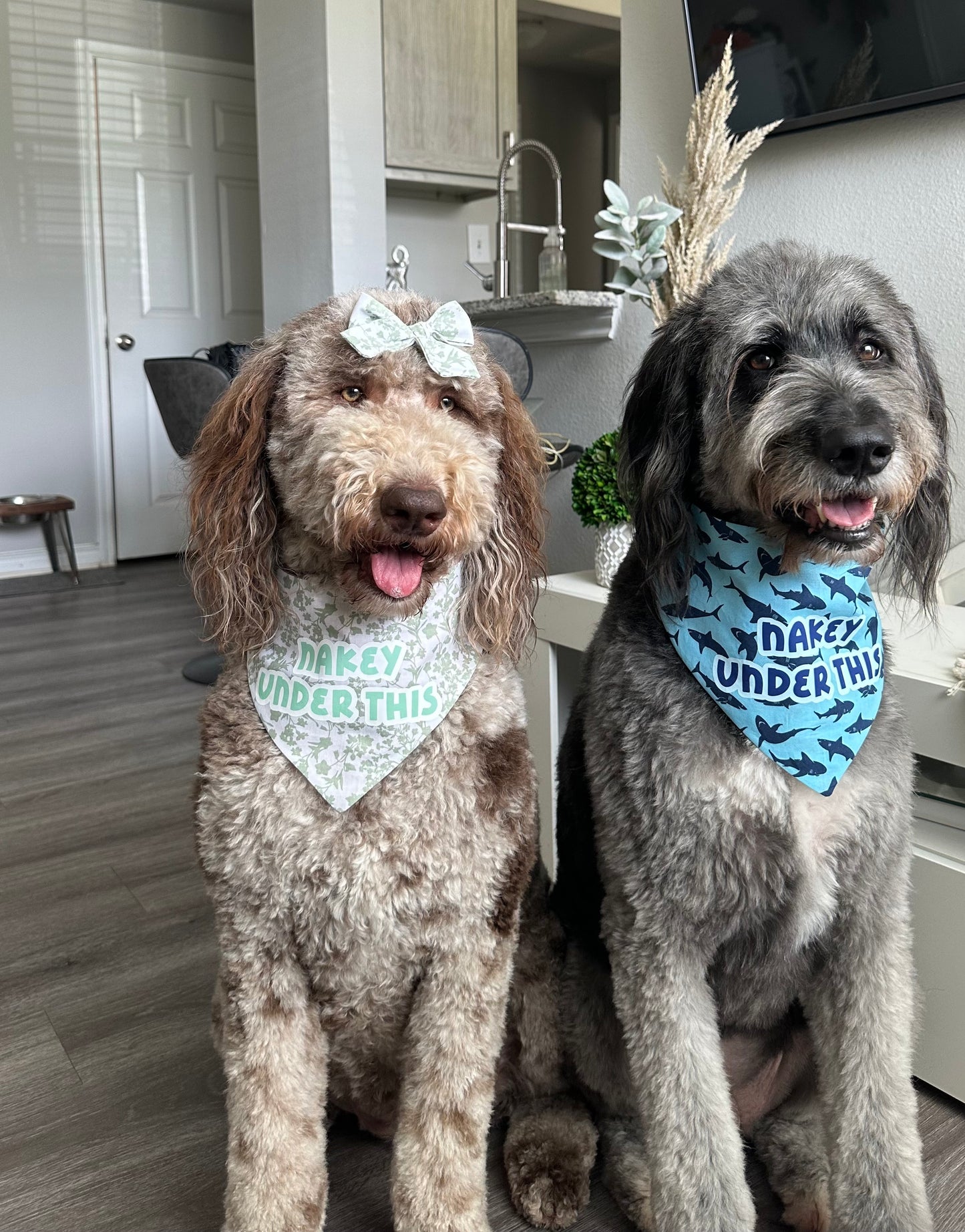 Nakey Under This Bandana (Floral)