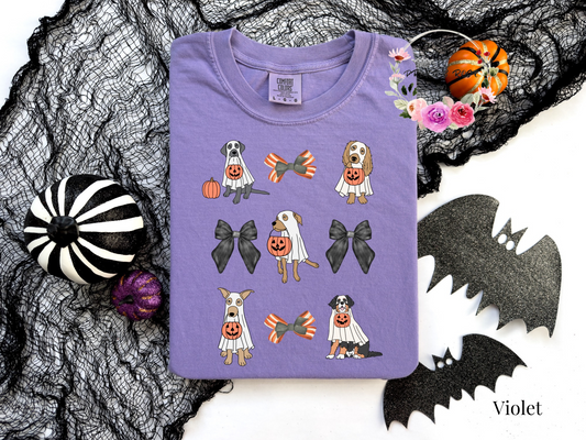 Puppy Halloween Bow T-Shirt