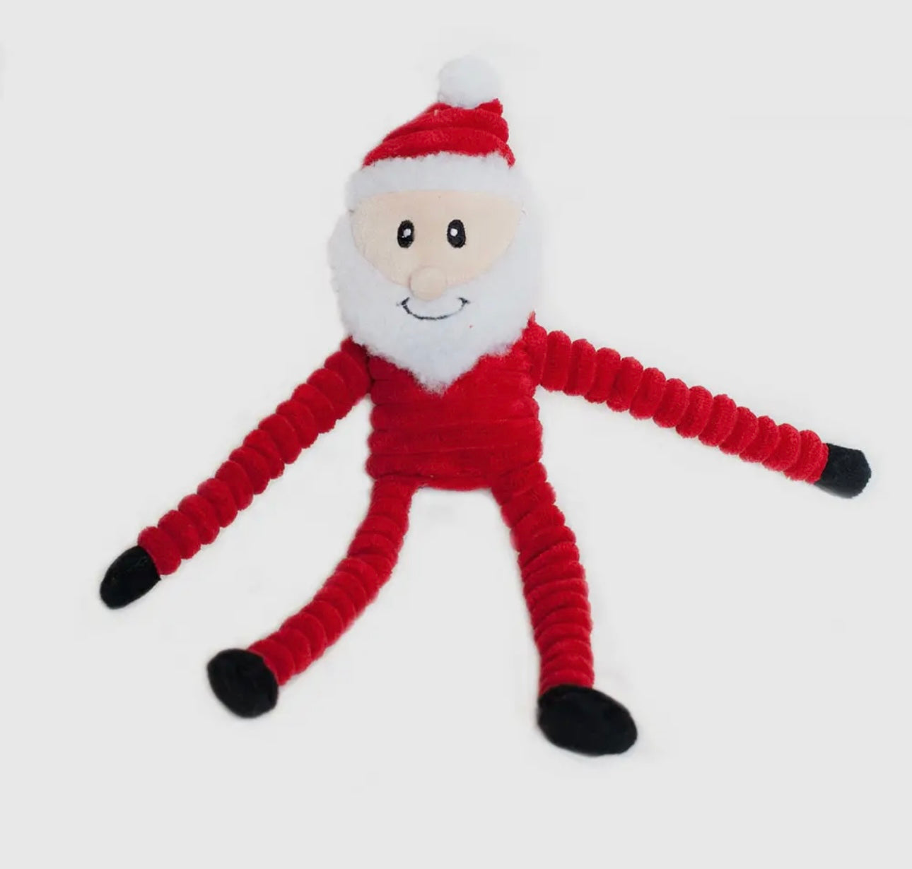 Zippypaws Holiday Crinkle Santa (Small)