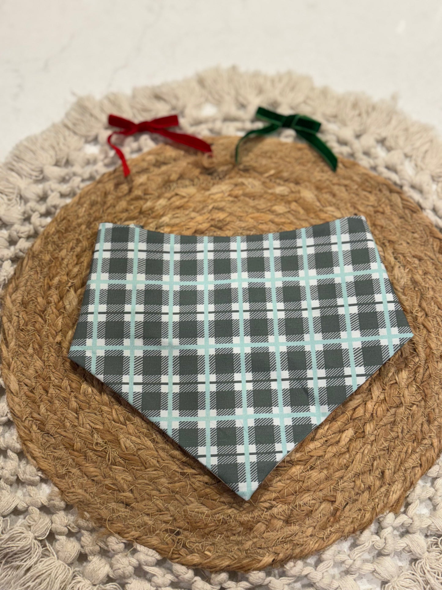 Santa Saurus Bandana