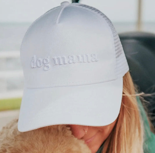 Dog Mama 3-D Embroidered Trucker Hat