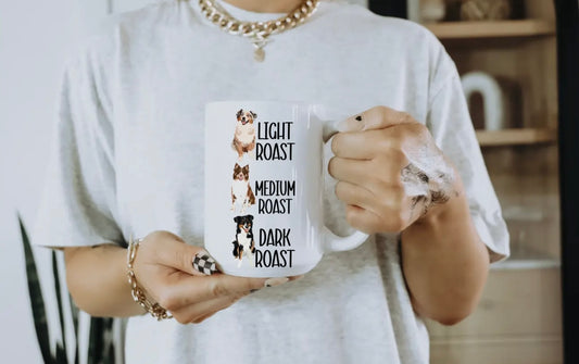 Light, Medium, Dark Roast Aussie Coffee Mug