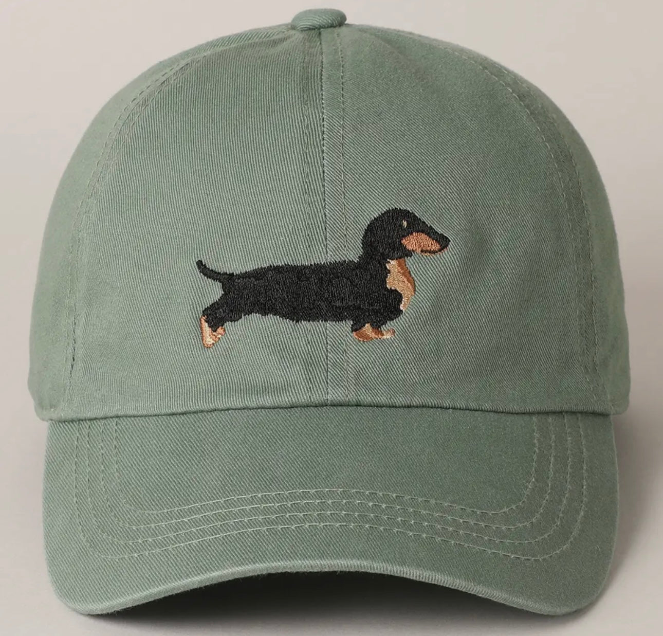 Dachshund Embroidered Baseball Cap