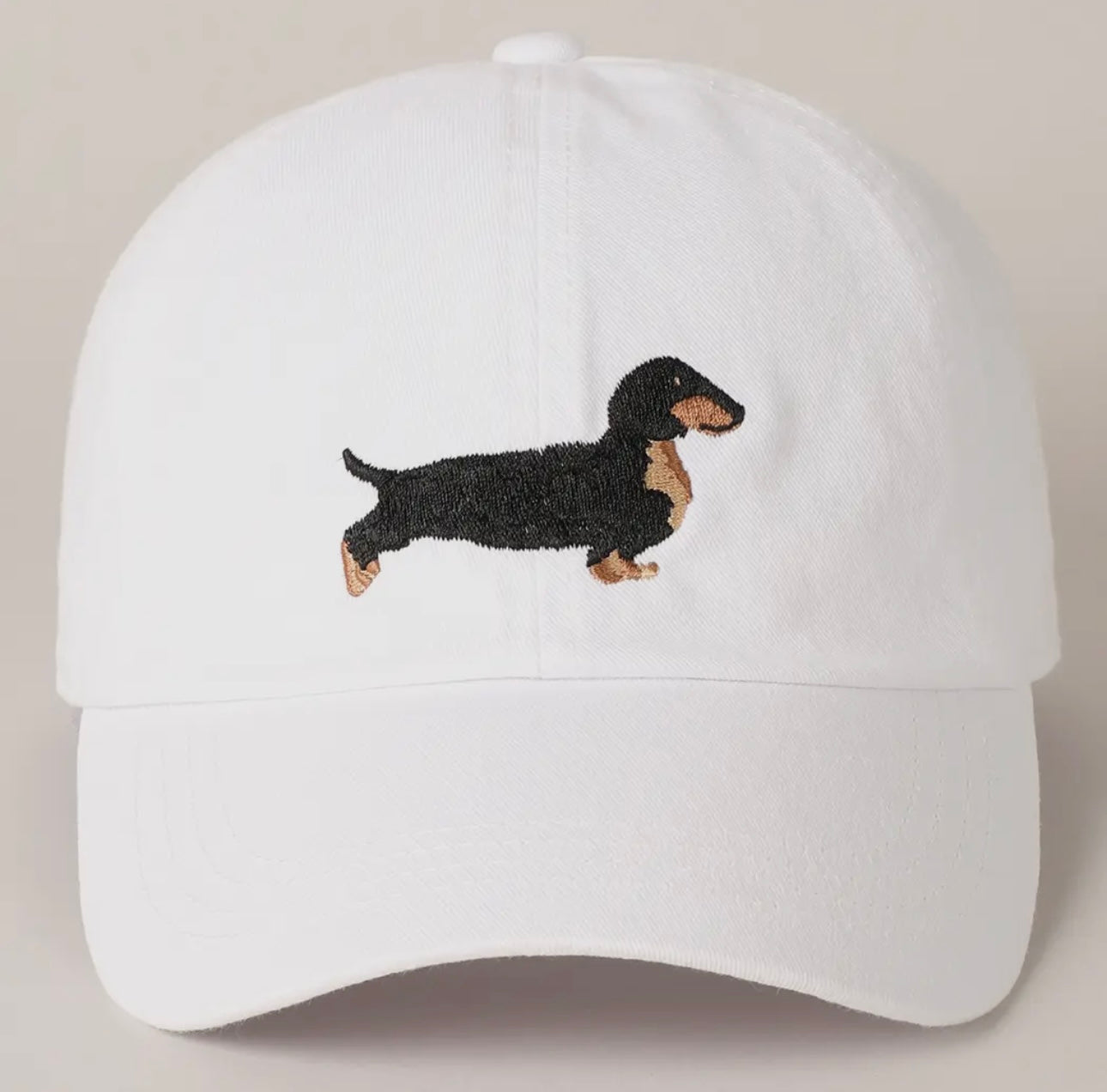 Dachshund Embroidered Baseball Cap