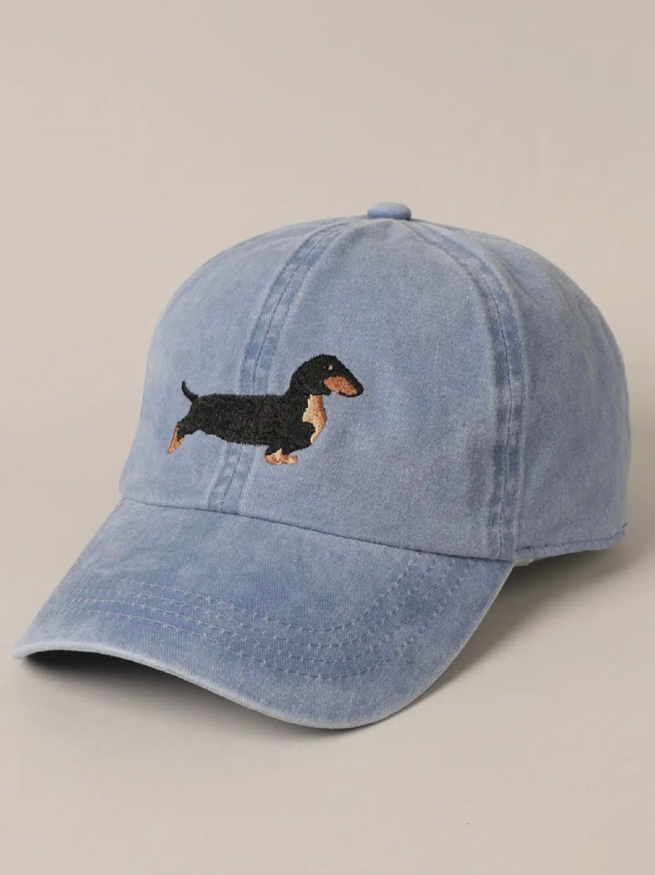Dachshund Embroidered Baseball Cap