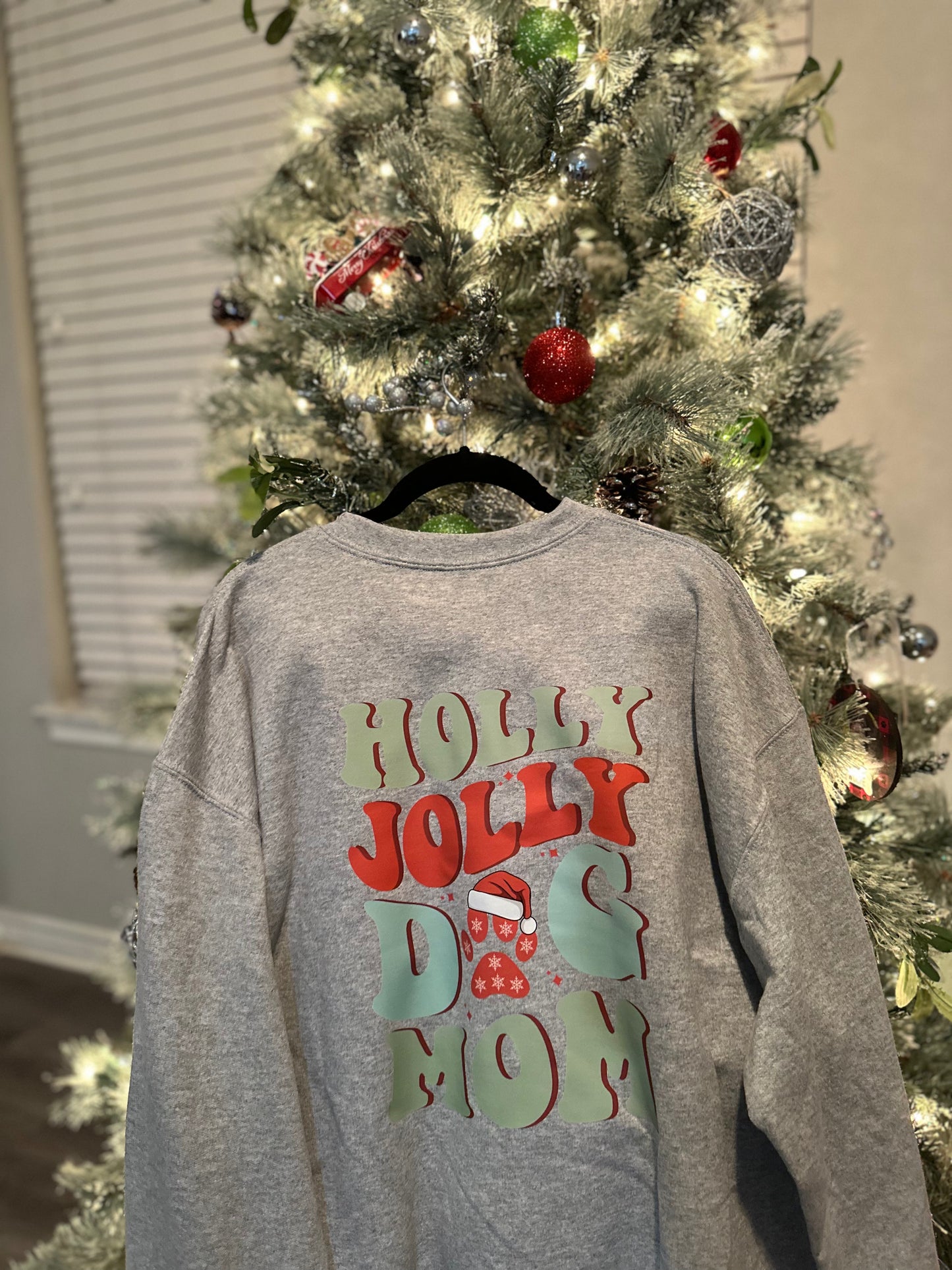 Holly Jolly Dog Mom Shirt