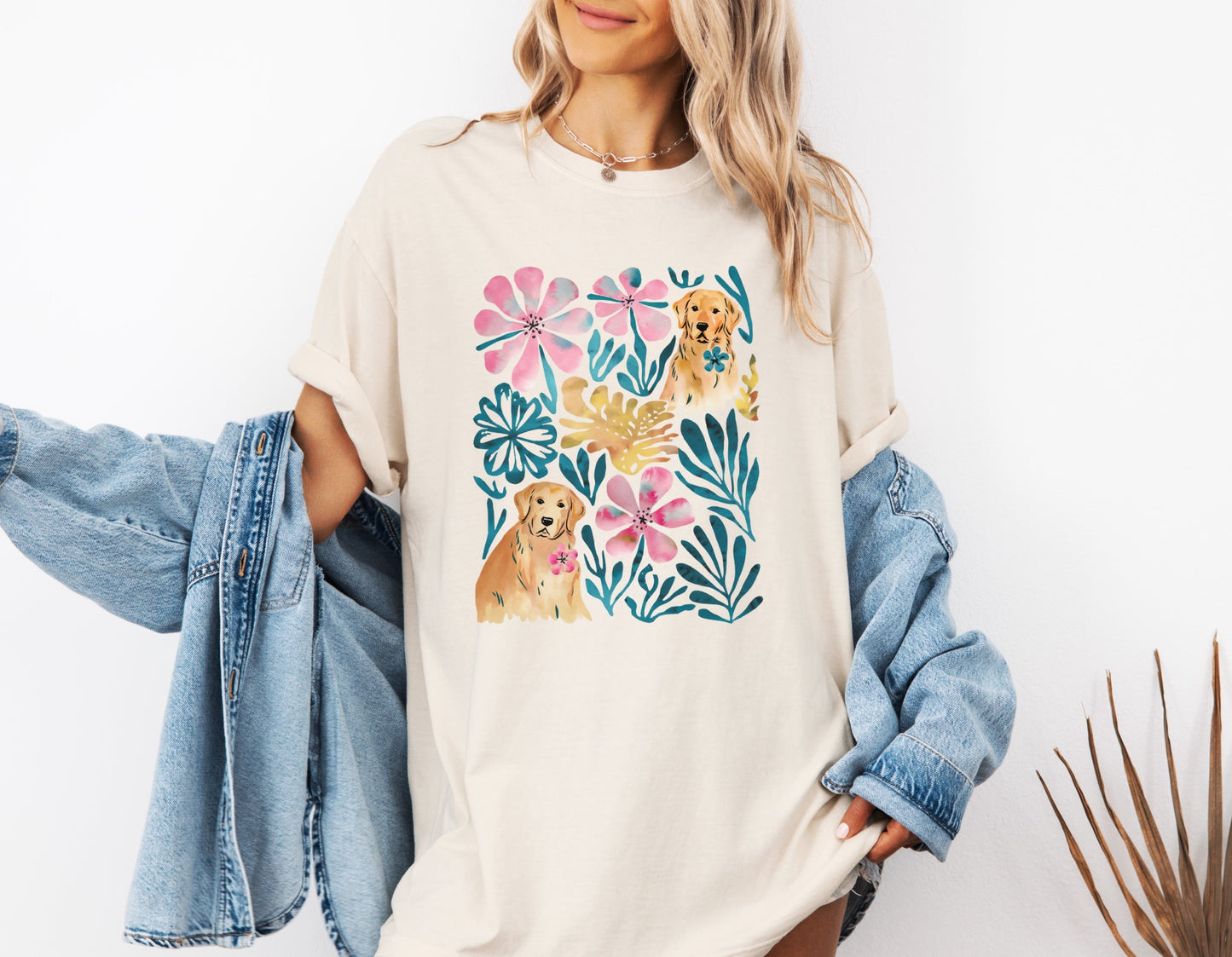 Floral Golden T-Shirt