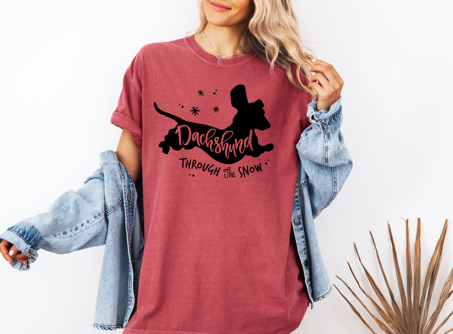 Dachshund Through the Snow T-Shirt