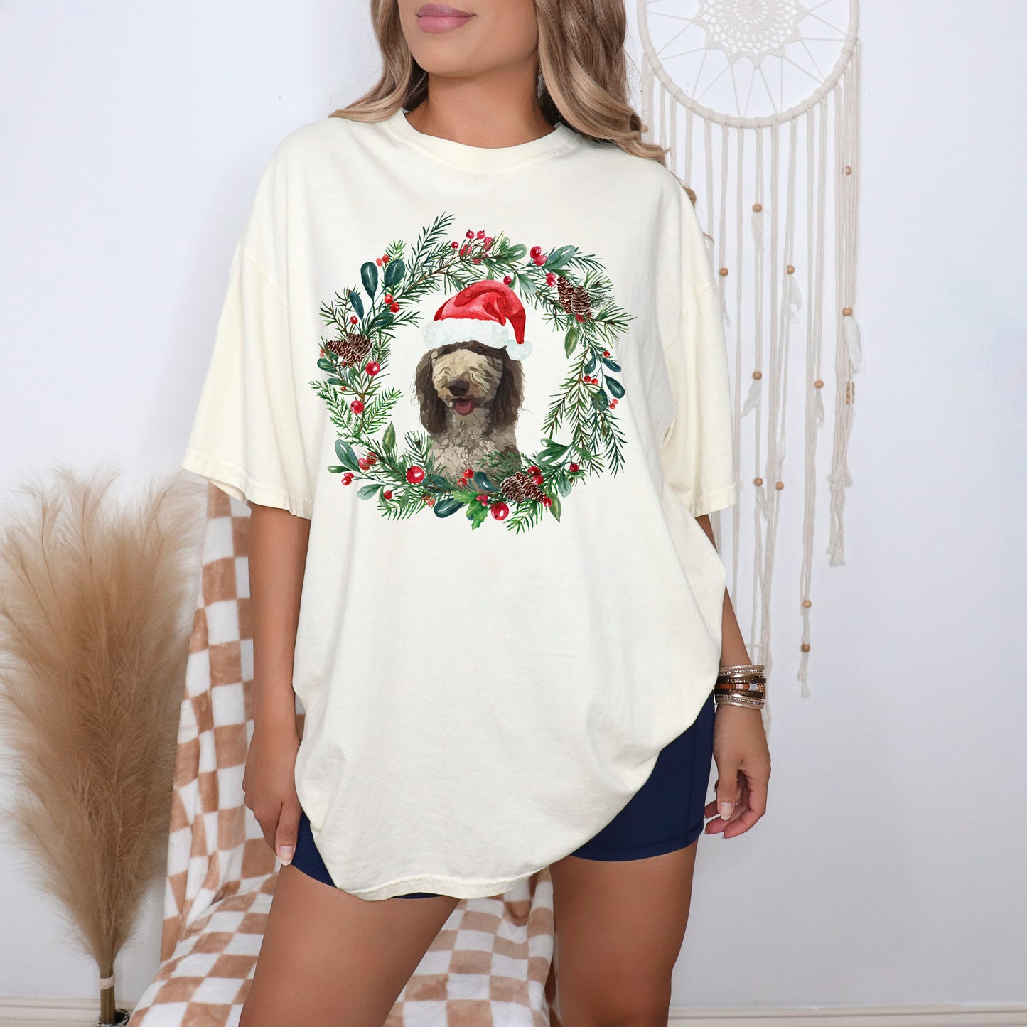 Christmas Wreath CUSTOM T-Shirt