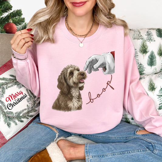 Santa Boop CUSTOM Crewneck Sweatshirt