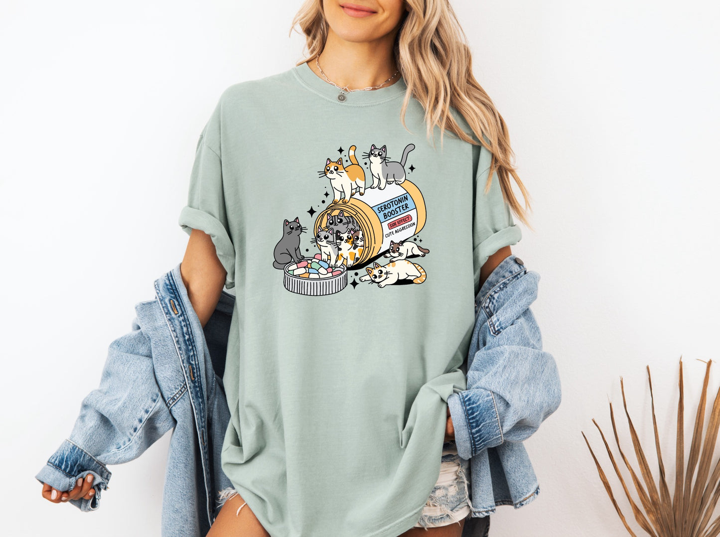 Serotonin Booster Cat T-Shirt