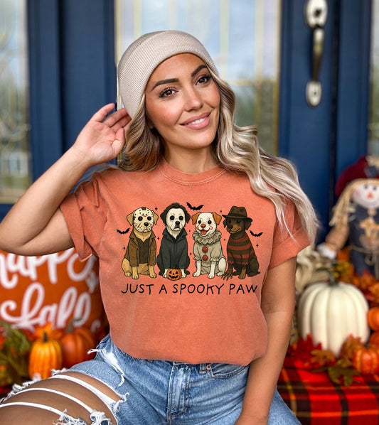 Spooky Paw Dog T-Shirt